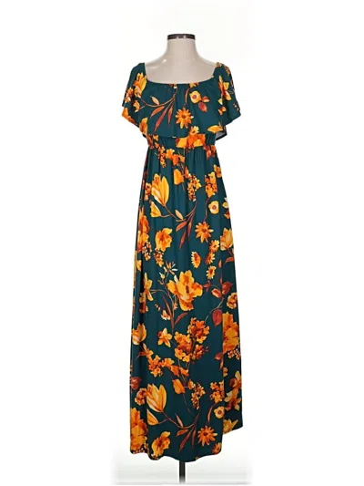 Pre-owned Nine Britton Casual Dress In Teal