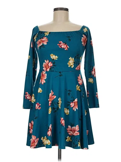 Pre-owned Nine Britton Casual Dress In Teal