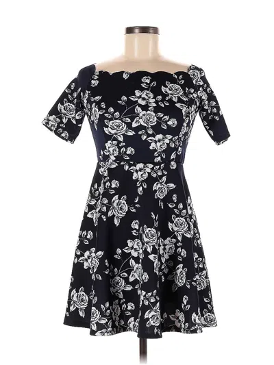 Pre-owned Nine Britton Cocktail Dress In Black