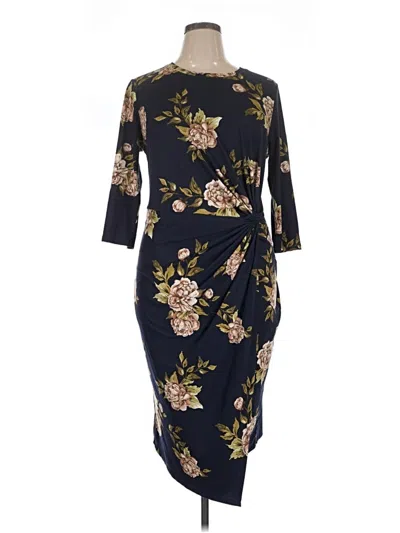 Pre-owned Nine Britton Cocktail Dress In Blue