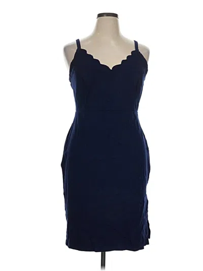 Pre-owned Nine Britton Cocktail Dress In Blue
