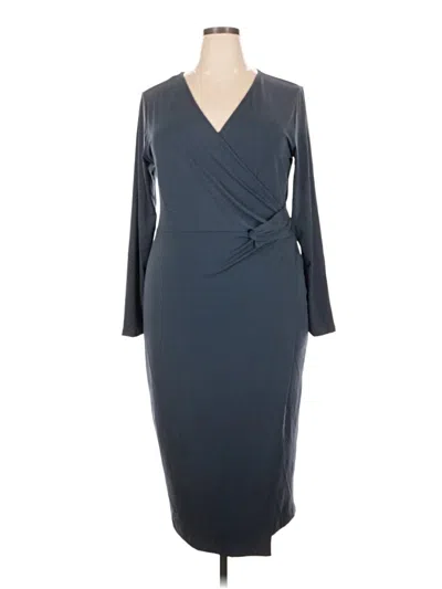 Pre-owned Nine Britton Cocktail Dress In Gray