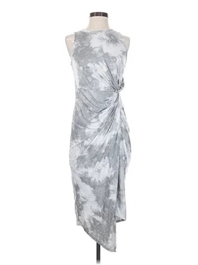 Pre-owned Nine Britton Cocktail Dress In Gray