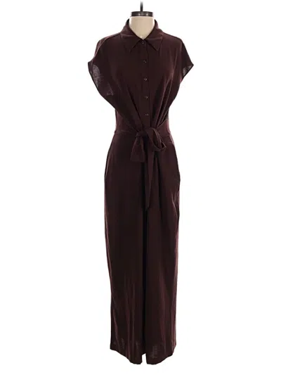 Pre-owned Nine Britton Jumpsuit In Brown