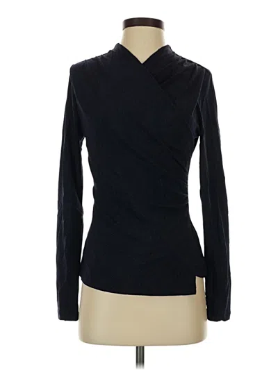 Pre-owned Nine Britton Long Sleeve Top Black Turtleneck Tops