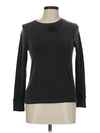 Pre-owned Nine Britton Long Sleeve Top Gray Turtleneck Tops