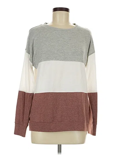 Pre-owned Nine Britton Long Sleeve T-shirt In Brown