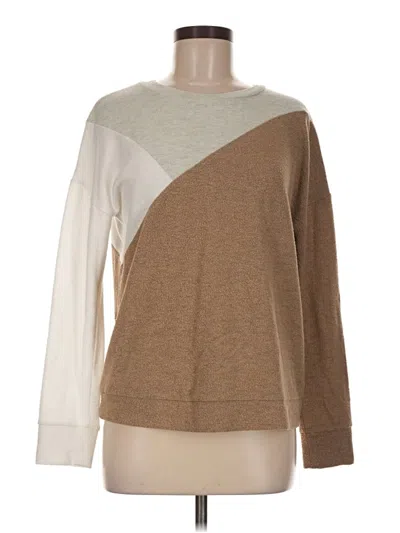 Pre-owned Nine Britton Long Sleeve T-shirt In Brown