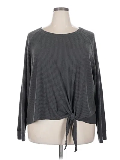 Pre-owned Nine Britton Long Sleeve T-shirt In Gray