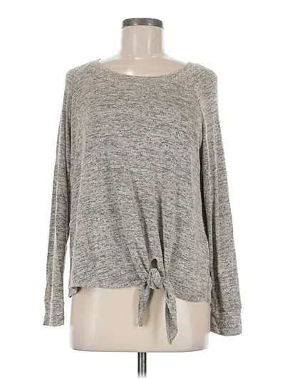 Pre-owned Nine Britton Long Sleeve T-shirt In Gray