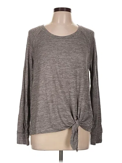 Pre-owned Nine Britton Long Sleeve T-shirt In Gray