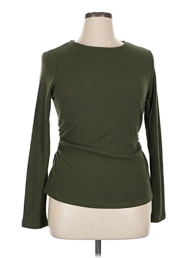 Pre-owned Nine Britton Long Sleeve T-shirt In Green