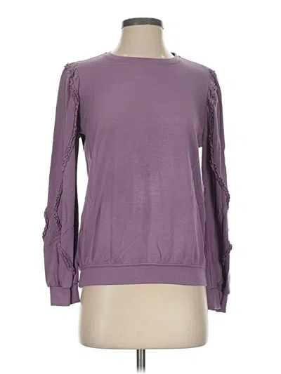 Pre-owned Nine Britton Long Sleeve T-shirt In Purple