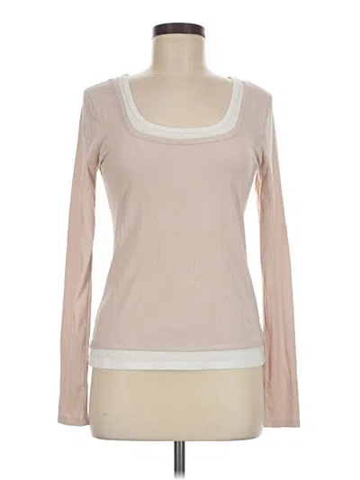 Pre-owned Nine Britton Long Sleeve T-shirt In Tan