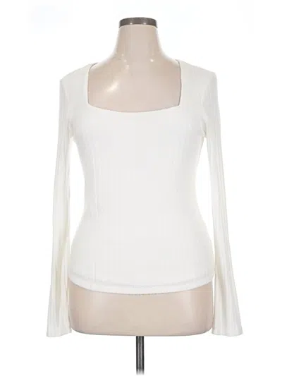 Pre-owned Nine Britton Long Sleeve T-shirt In White