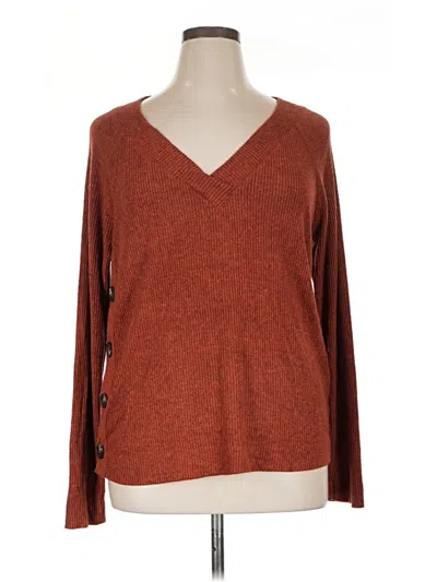 Pre-owned Nine Britton Pullover Sweater In Brown