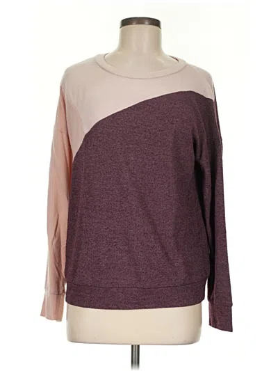 Pre-owned Nine Britton Pullover Sweater In Burgundy