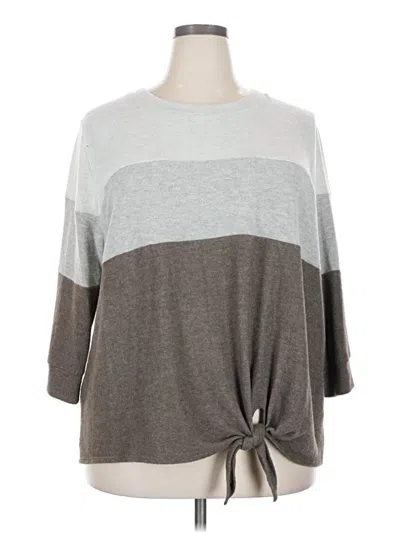 Pre-owned Nine Britton Pullover Sweater In Gray