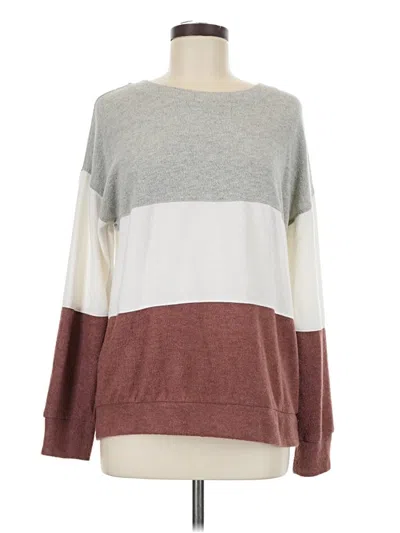 Pre-owned Nine Britton Pullover Sweater In Gray