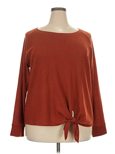 Pre-owned Nine Britton Pullover Sweater In Orange