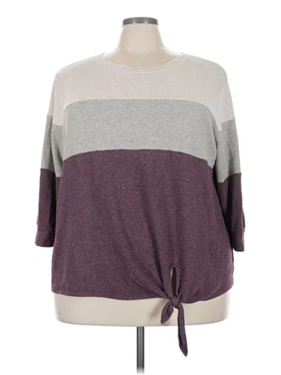 Pre-owned Nine Britton Pullover Sweater In Purple