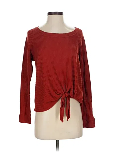Pre-owned Nine Britton Pullover Sweater In Red