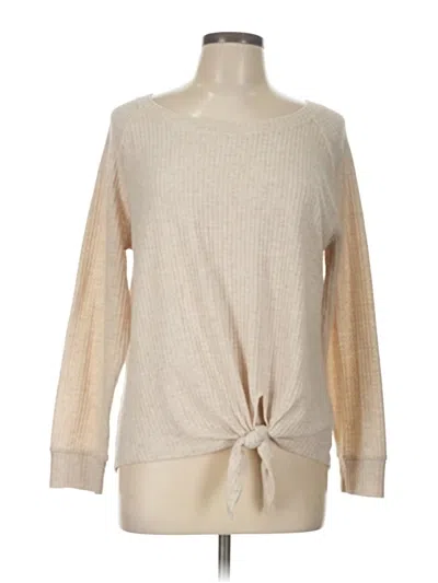 Pre-owned Nine Britton Pullover Sweater In Tan