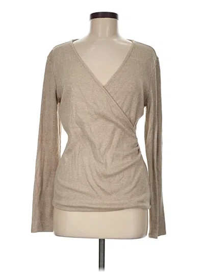 Pre-owned Nine Britton Pullover Sweater In Tan