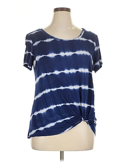 Pre-owned Nine Britton Short Sleeve T-shirt In Blue