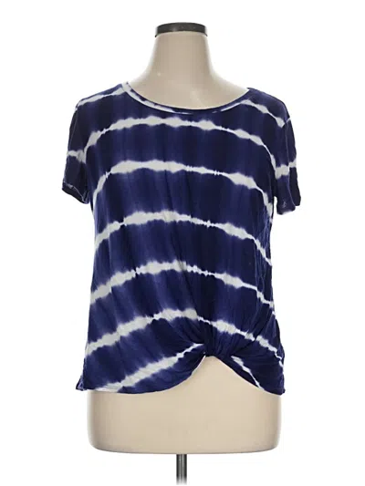 Pre-owned Nine Britton Short Sleeve T-shirt In Blue