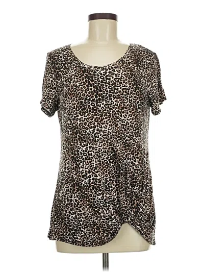 Pre-owned Nine Britton Short Sleeve T-shirt In Brown
