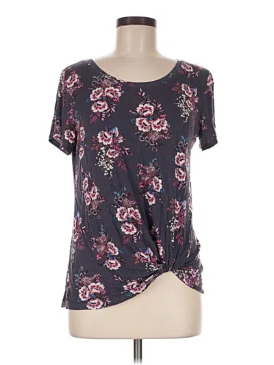 Pre-owned Nine Britton Short Sleeve T-shirt In Purple
