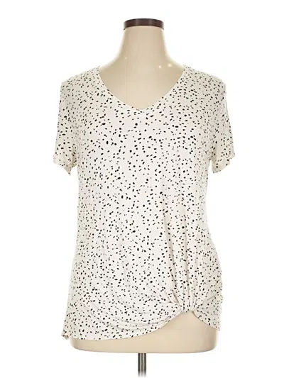 Pre-owned Nine Britton Short Sleeve T-shirt In White