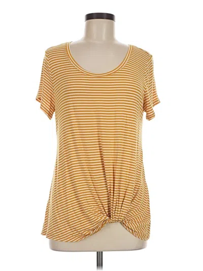 Pre-owned Nine Britton Short Sleeve T-shirt In Yellow