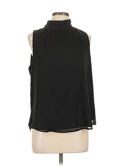 Pre-owned Nine Britton Sleeveless Blouse In Black