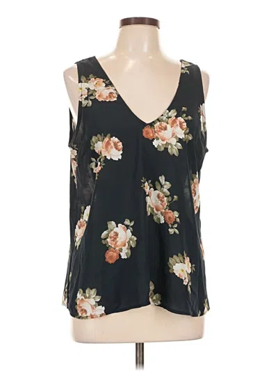 Pre-owned Nine Britton Sleeveless Blouse In Black