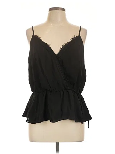 Pre-owned Nine Britton Sleeveless Blouse In Black
