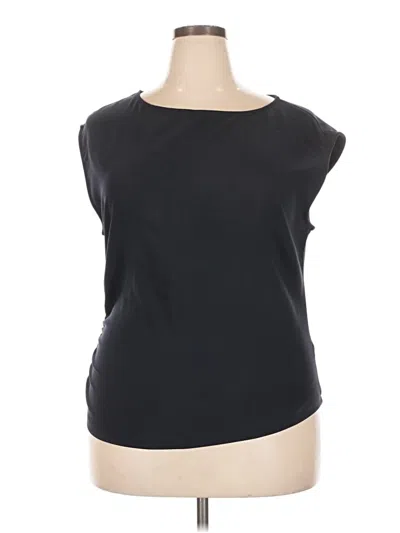 Pre-owned Nine Britton Sleeveless Blouse In Black