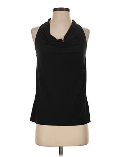 Pre-owned Nine Britton Sleeveless Blouse In Black