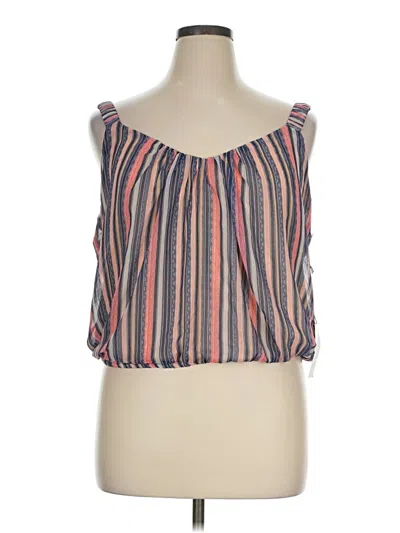 Pre-owned Nine Britton Sleeveless Blouse In Gray