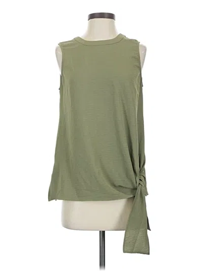Pre-owned Nine Britton Sleeveless Blouse In Green