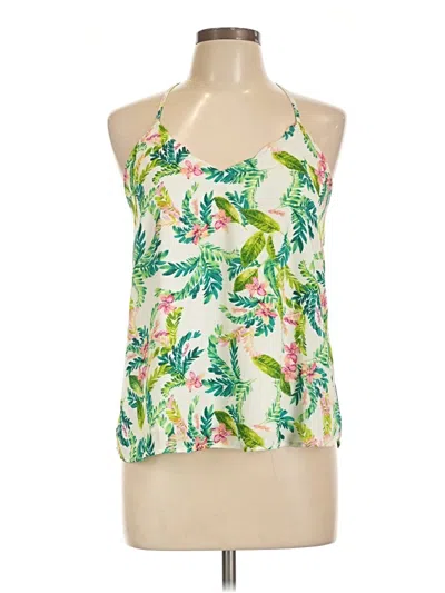 Pre-owned Nine Britton Sleeveless Blouse In Green