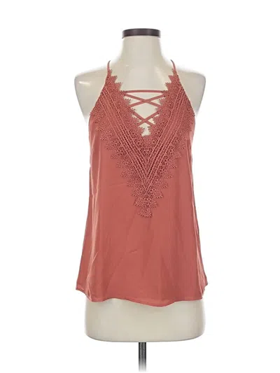 Pre-owned Nine Britton Sleeveless Blouse In Orange