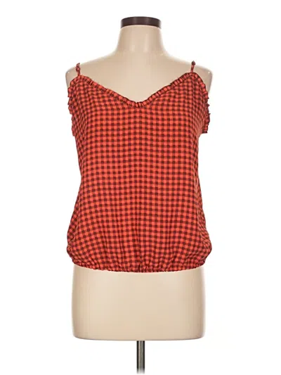 Pre-owned Nine Britton Sleeveless Blouse In Orange