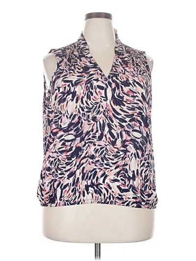 Pre-owned Nine Britton Sleeveless Blouse In Pink