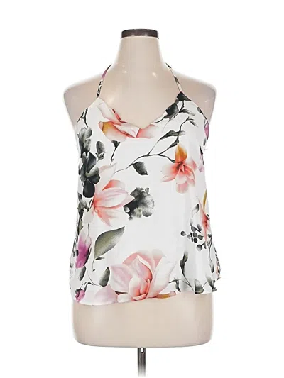 Pre-owned Nine Britton Sleeveless Blouse In White