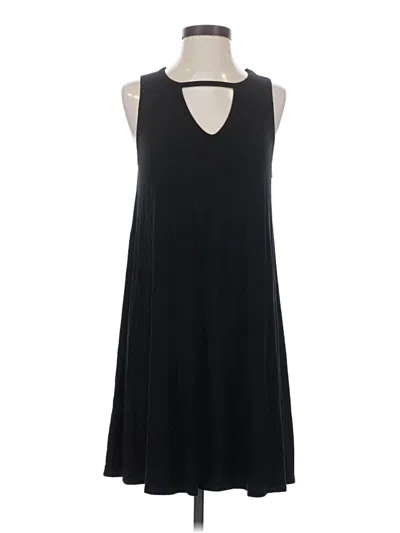 Pre-owned Nine Britton Sleeveless Top Black Halter Neckline Tops