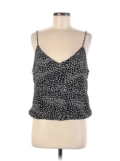 Pre-owned Nine Britton Sleeveless Top Black Sweetheart Neckline Tops