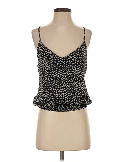 Pre-owned Nine Britton Sleeveless Top Black Sweetheart Neckline Tops