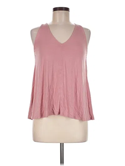 Pre-owned Nine Britton Sleeveless Top Pink Halter Neckline Tops